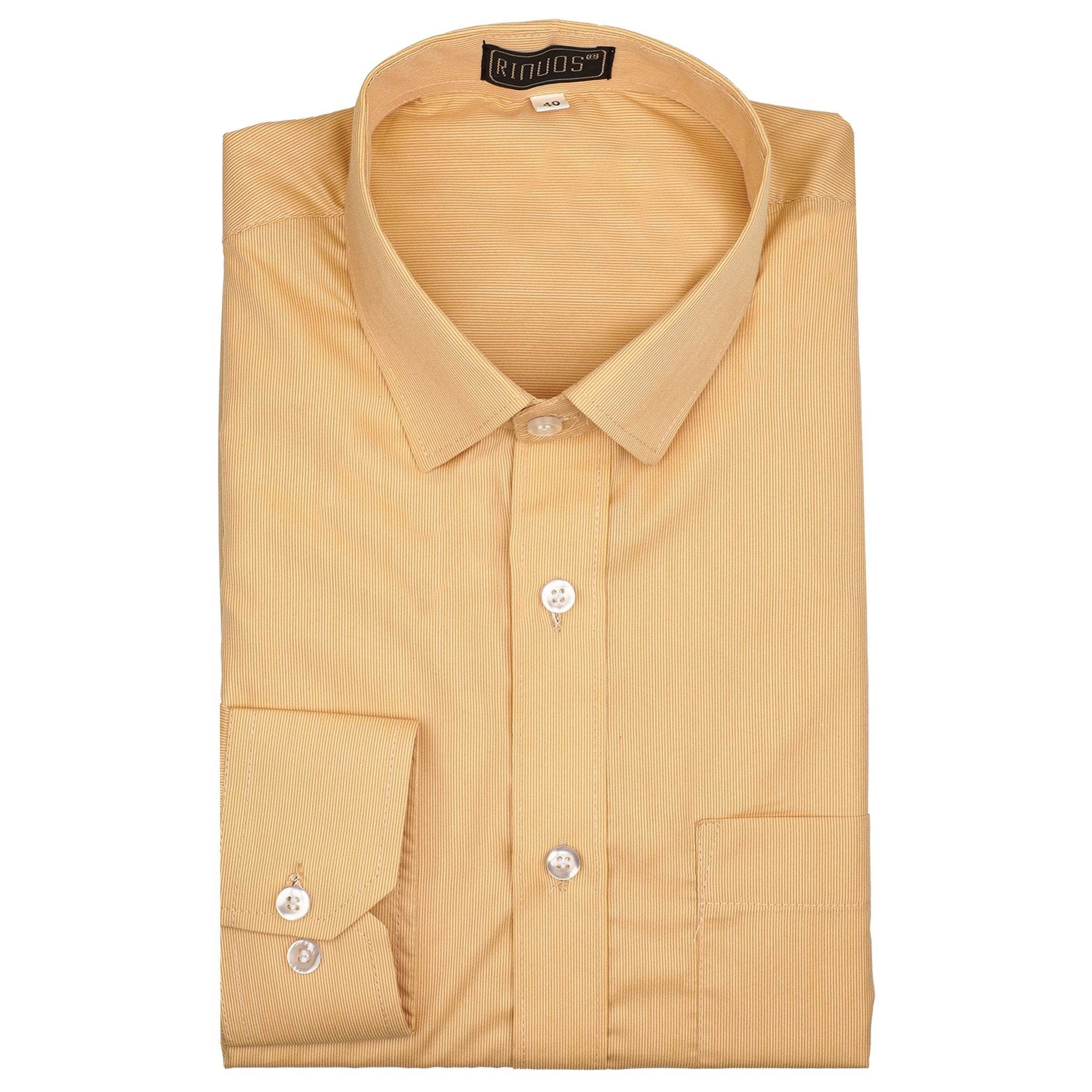 Marigold Checkered Cotton Shirt - styleflea