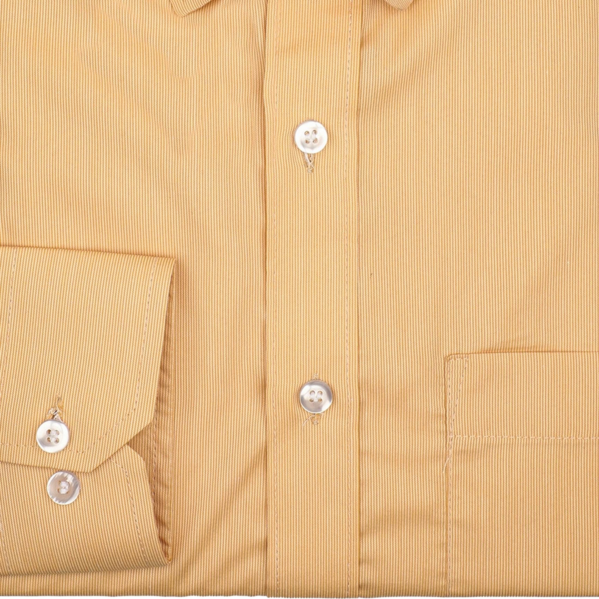 Marigold Checkered Cotton Shirt - styleflea