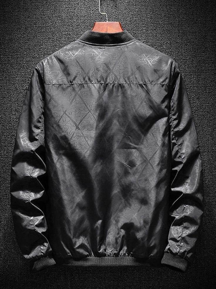 Men Argyle Bomber Jacket - styleflea