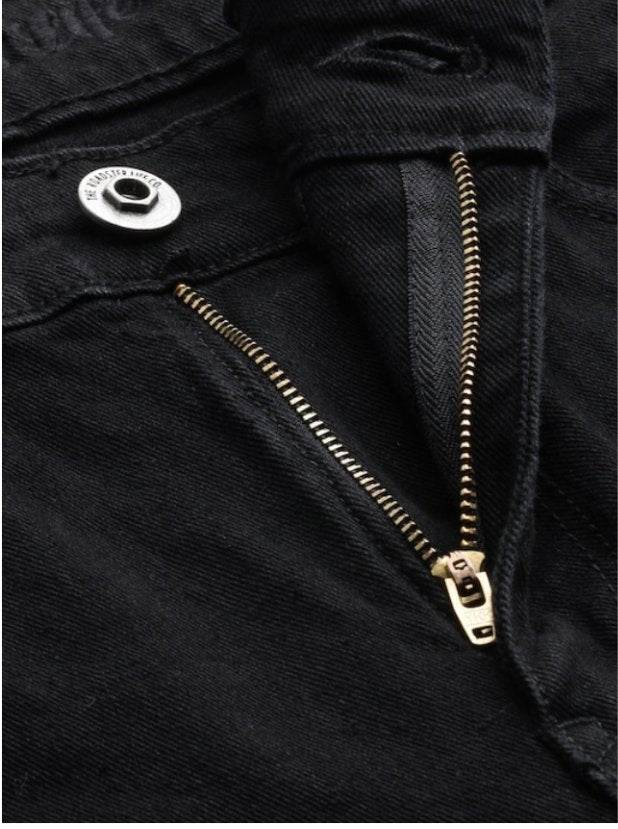 Men Black Slim Fit Mid-Rise Clean Look Stretchable Jeans - styleflea