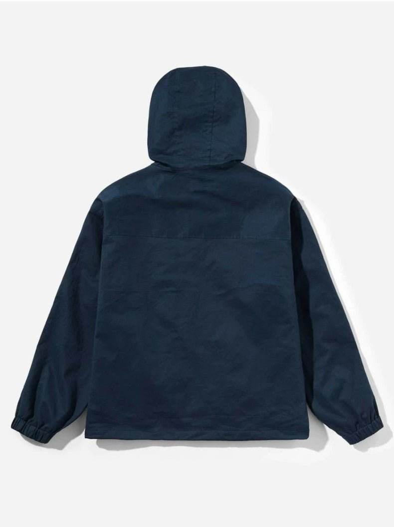 Men Button & Pocket Up Hoodie Striped Coat - styleflea