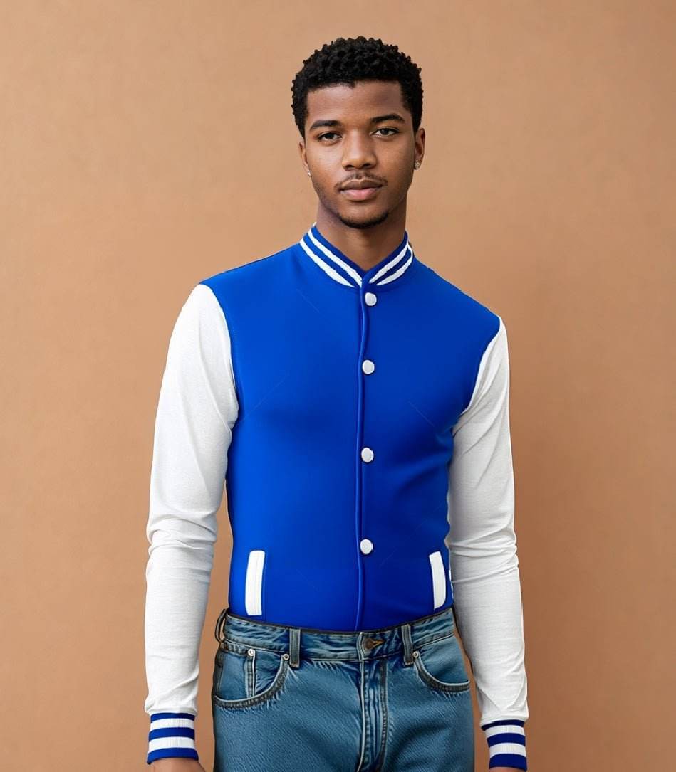 Men Cut And Sew Panel Jacket - styleflea