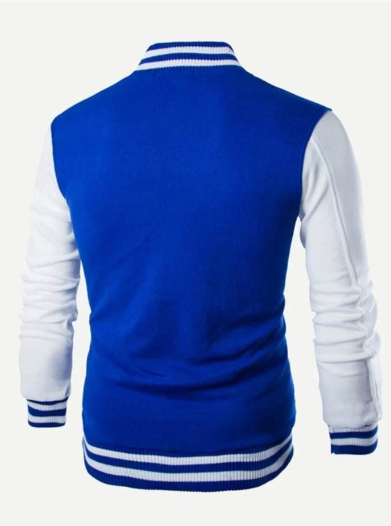 Men Cut And Sew Panel Jacket - styleflea