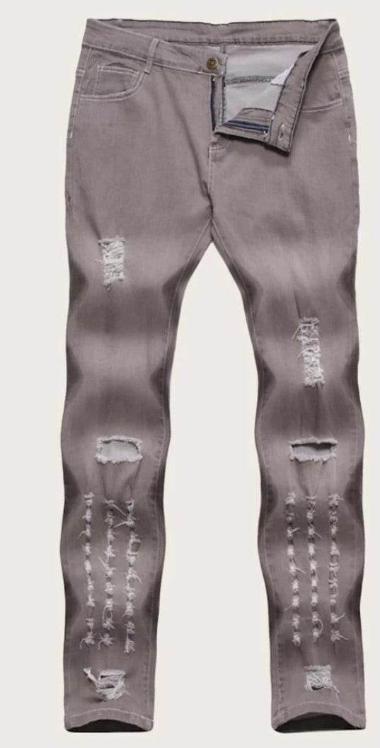 Men Relaxed Ripped Jeans - styleflea