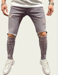 Men Relaxed Ripped Jeans - styleflea
