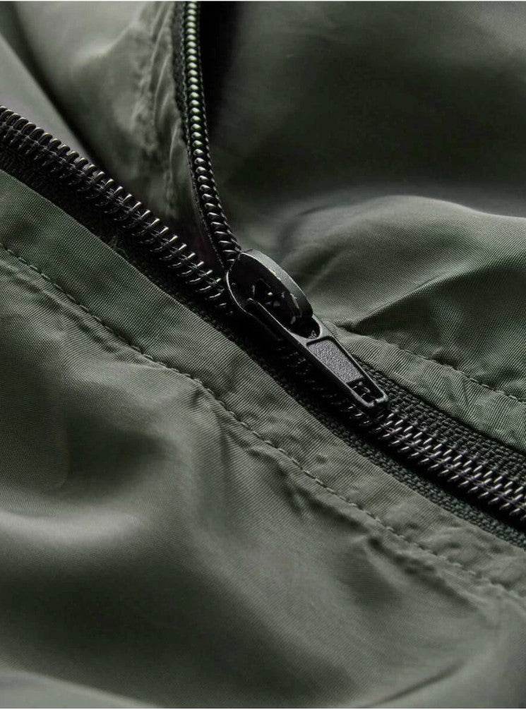 Men Striped Bomber Jacket - styleflea