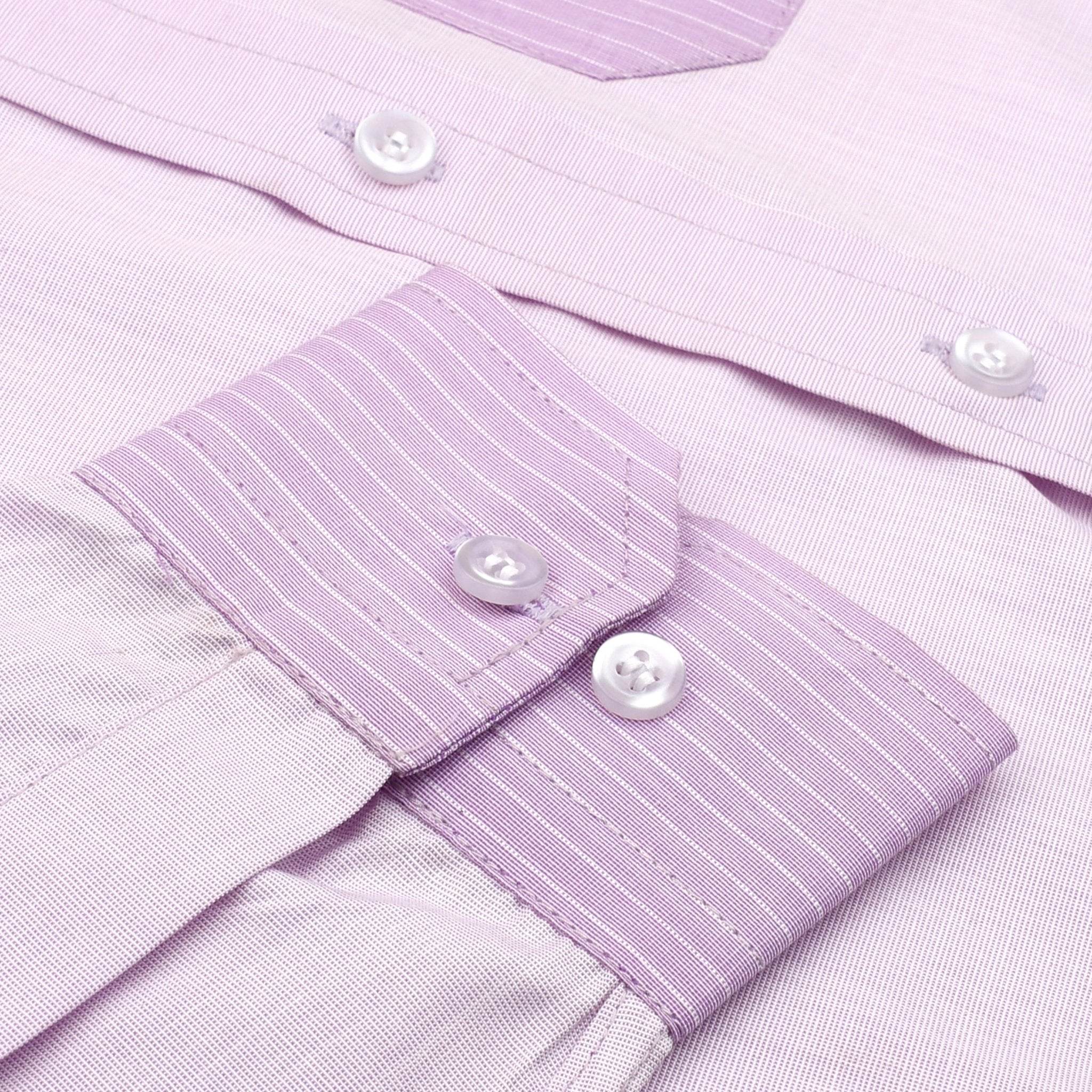 Merlot Purple Check Cotton Shirt - styleflea