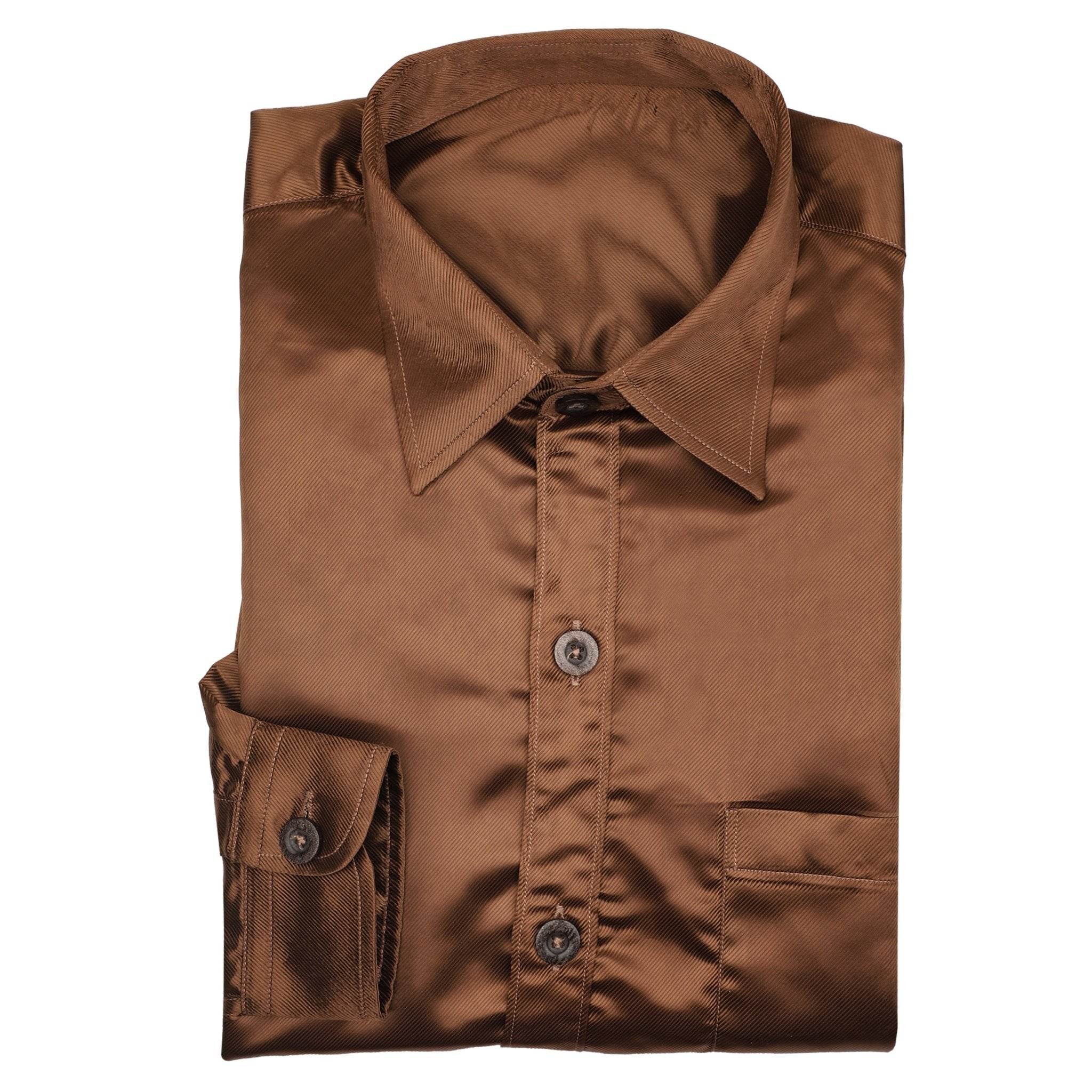 Midnight Whisper Satin Shirt - styleflea