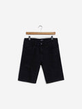 Black Distressed Slim-Fit Hendrix Shorts - styleflea