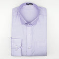 Purple Checkered Cotton Shirt - styleflea
