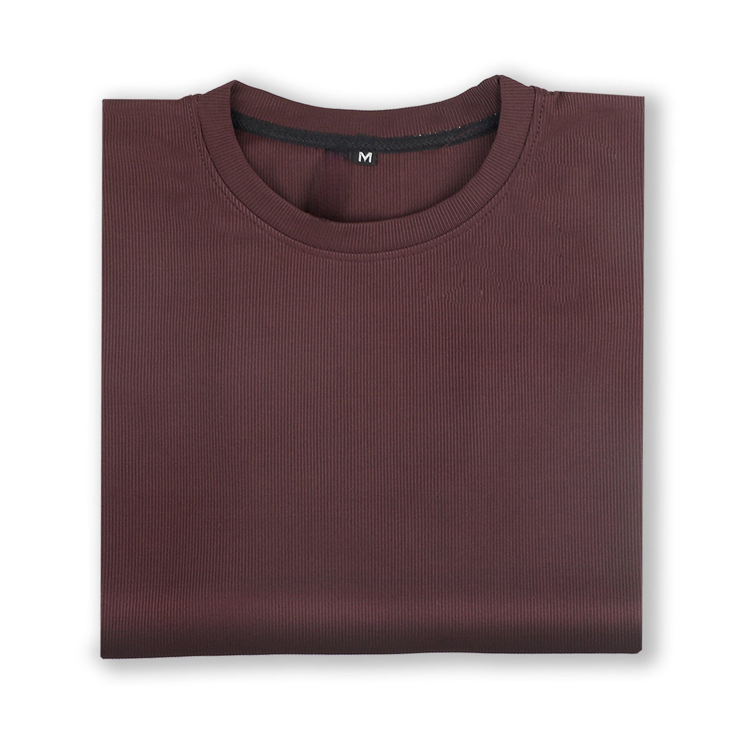 Maroon Ribbed T-Shirt