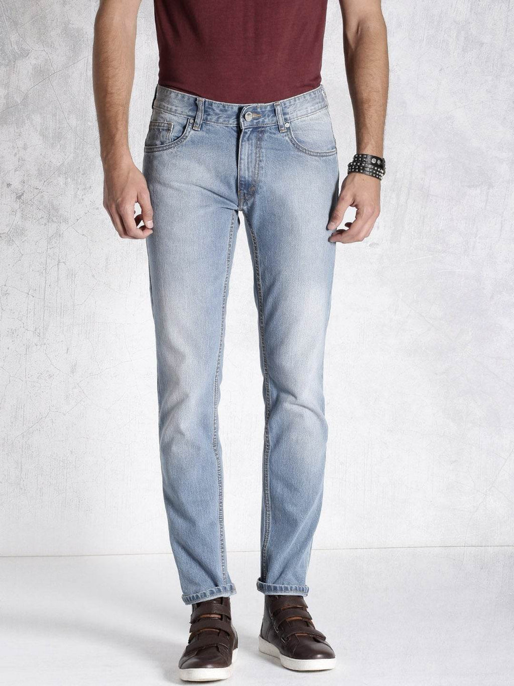 Roadster Light Blue Slim Fit Jeans - styleflea