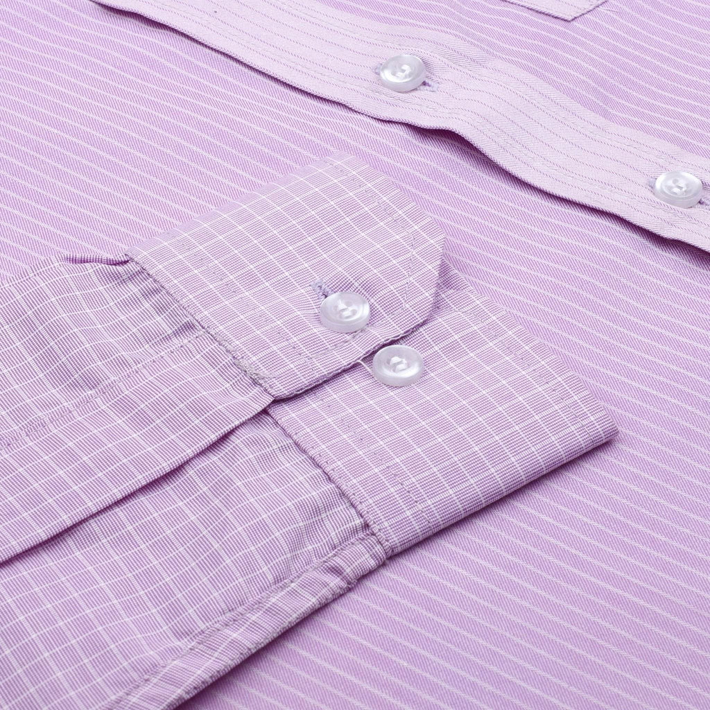 Royal Magenta Stripes Men's Shirt - styleflea