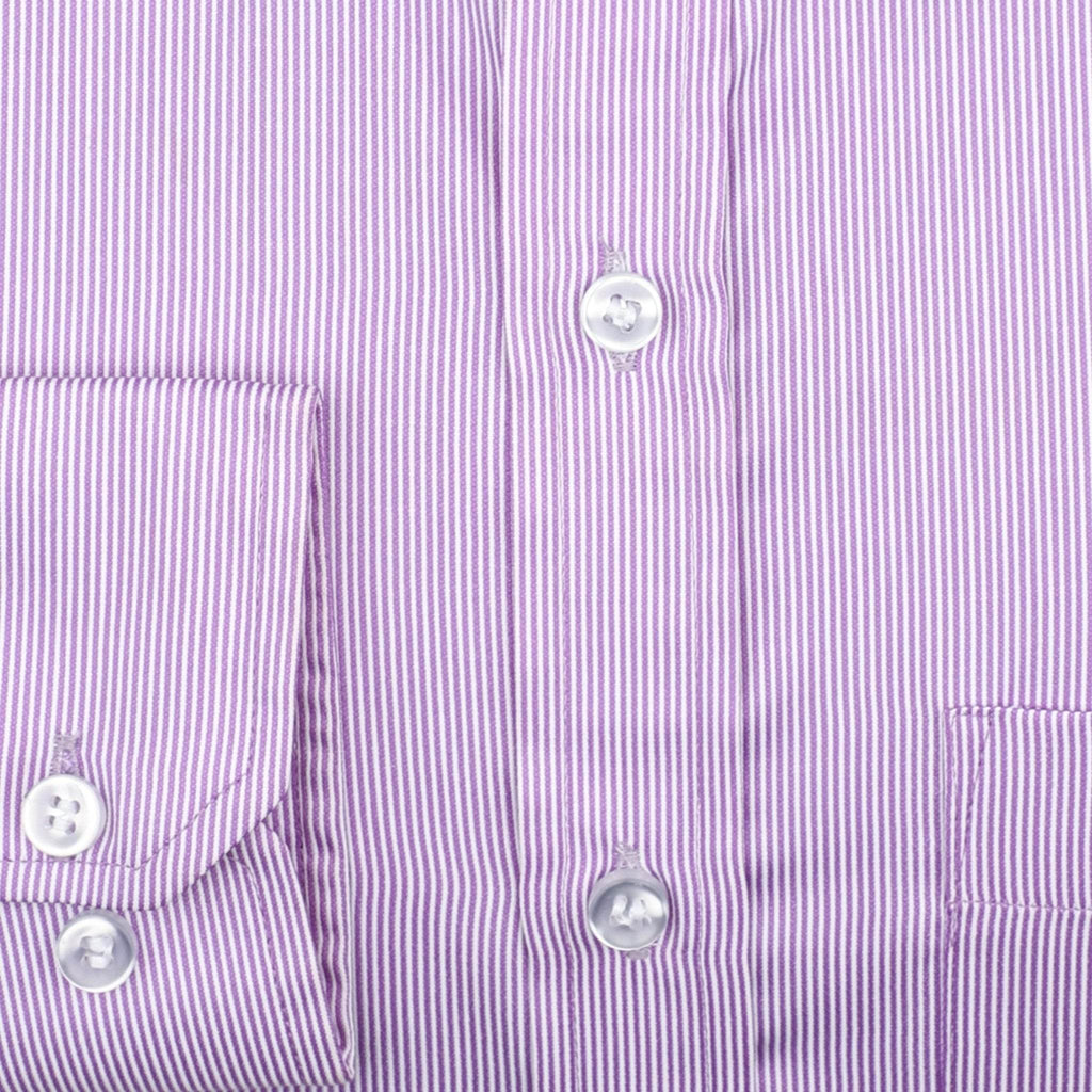 Royal Purple Checkered Cotton Shirt - styleflea