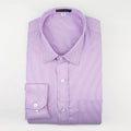 Royal Purple Checkered Cotton Shirt - styleflea