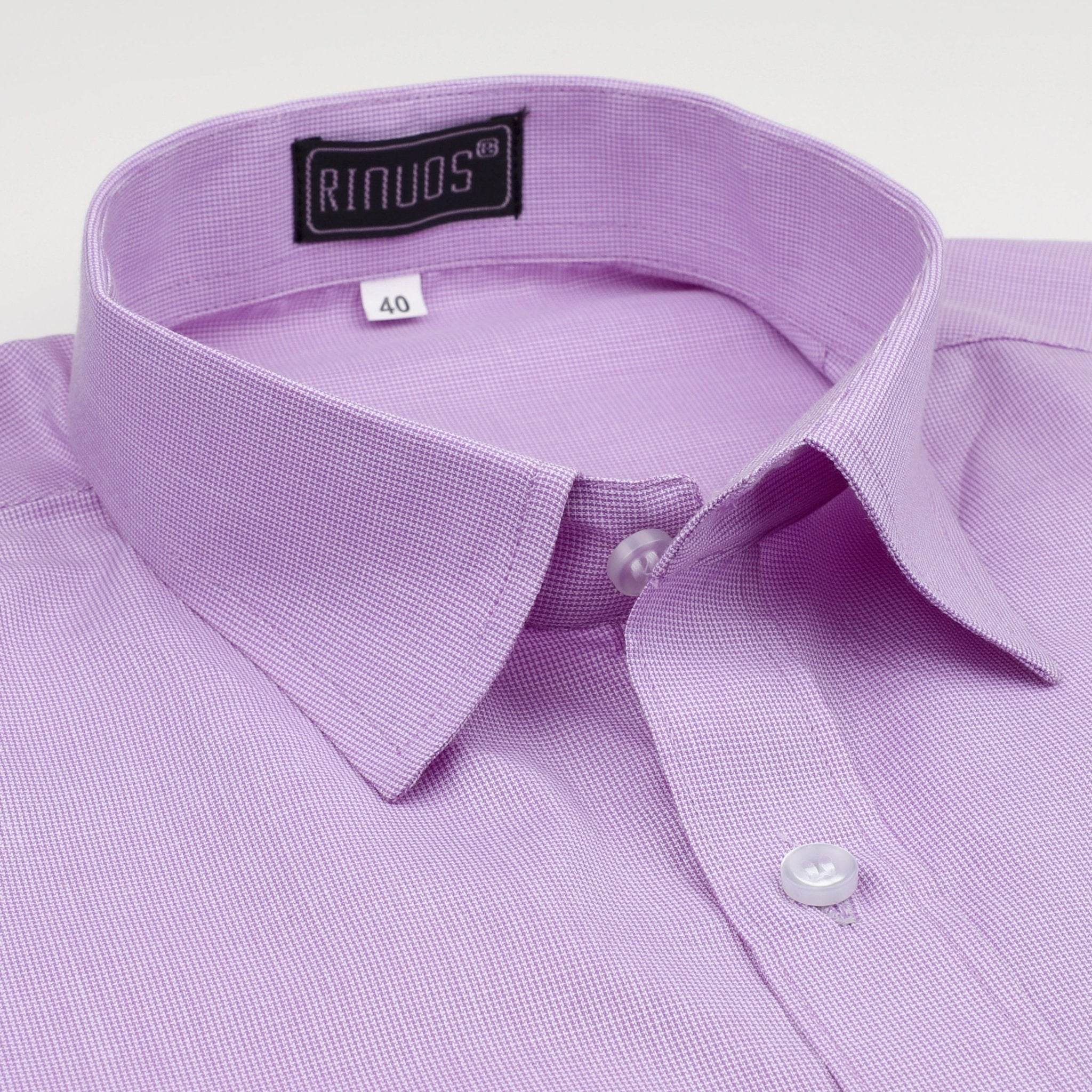 Royal Purple Cotton Shirt - styleflea
