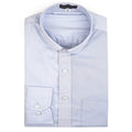 Sky Blue Striped Cotton Shirt - styleflea