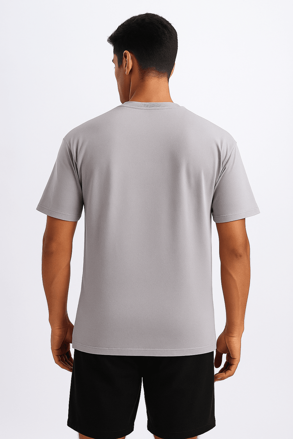 Light Gray Oversized T-Shirt - styleflea