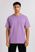 Lavender Ribbed T-Shirt – Ultra Stretch Edition - styleflea