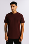 Maroon Ribbed T-Shirt – Ultra Stretch Edition