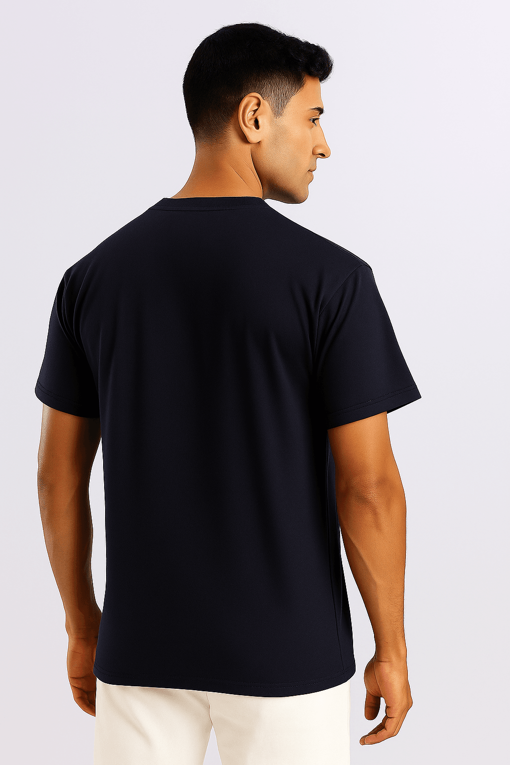 Navy Blue Oversized T-Shirt - styleflea