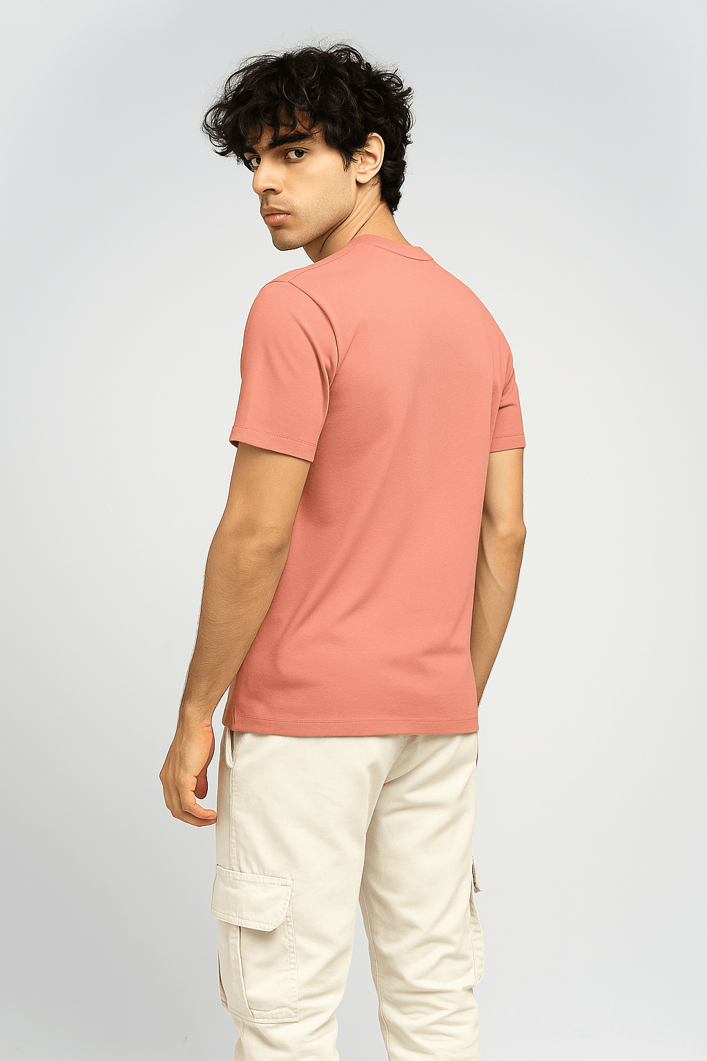 Soft Pink Oversized T-Shirt - styleflea