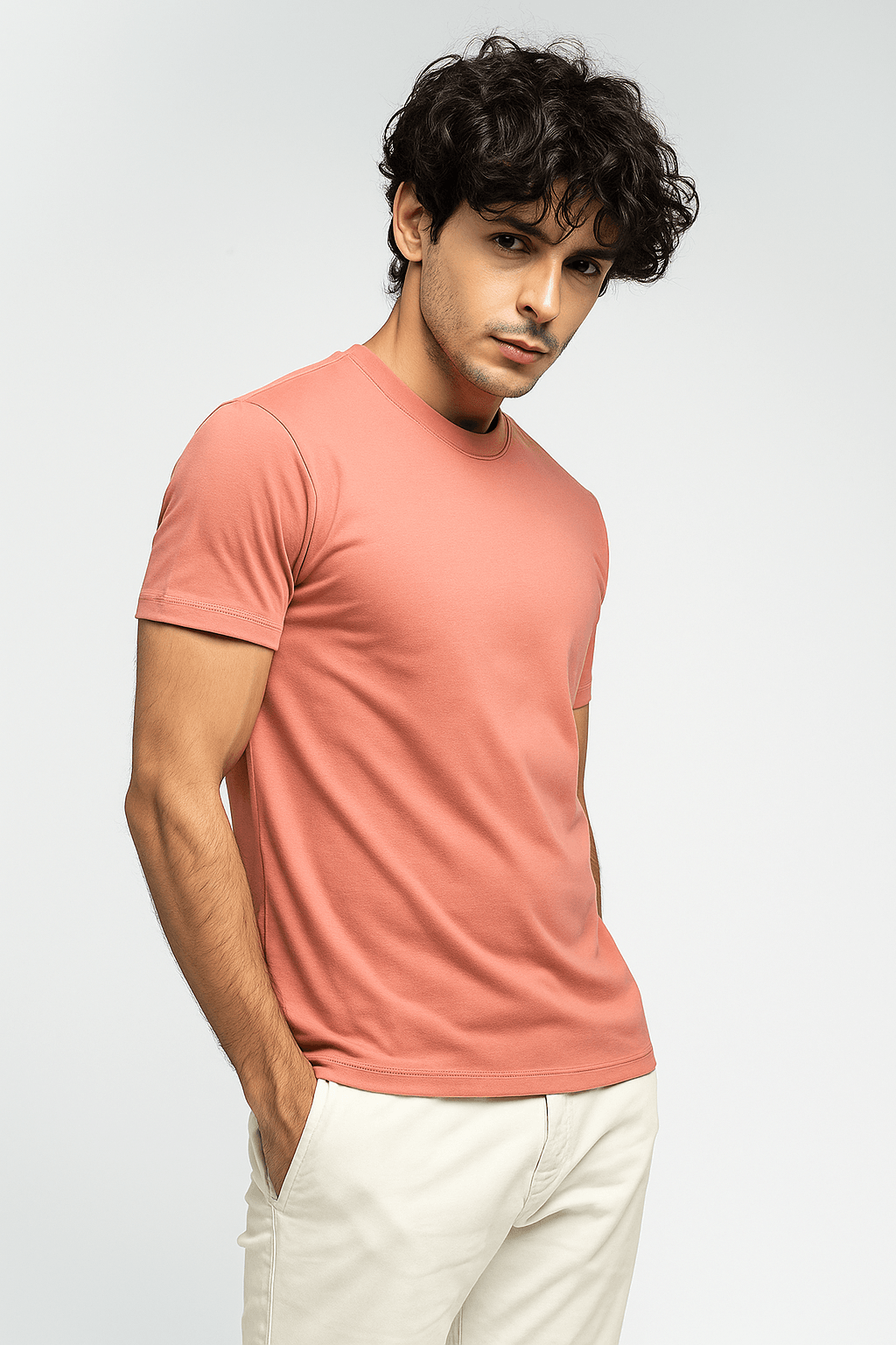 Soft Pink Oversized T-Shirt - styleflea