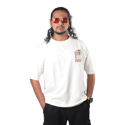 Love Yourself Drop Shoulder T-Shirt - White
