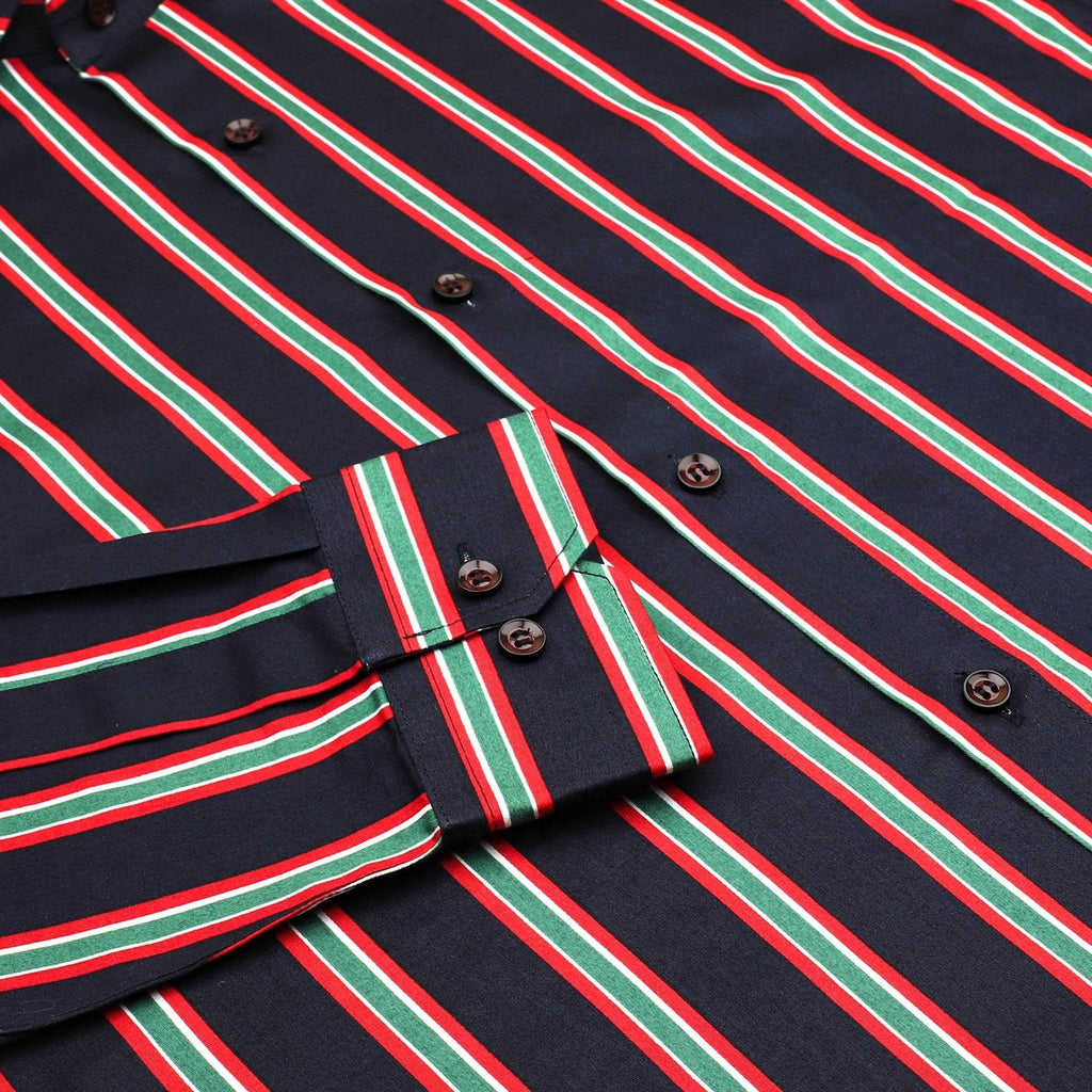 Summery Striped Cotton Shirt - styleflea