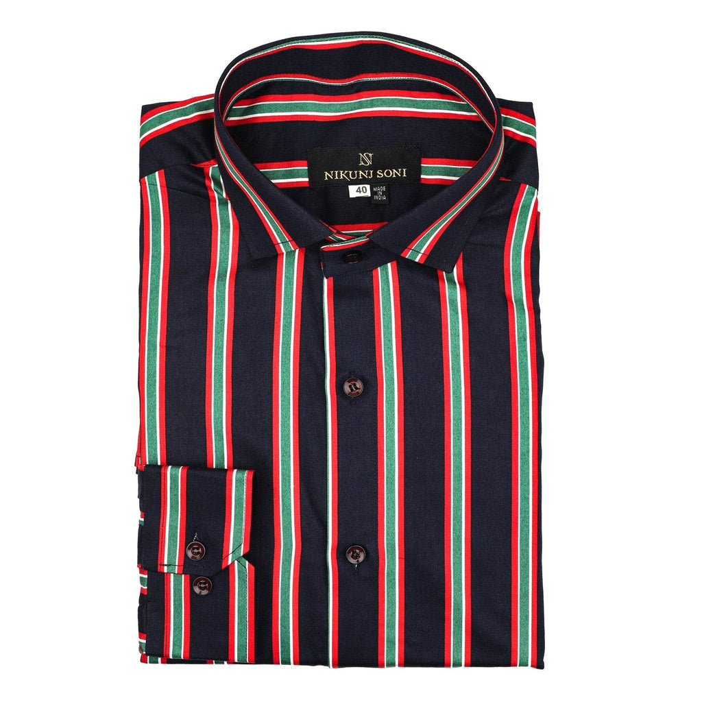 Summery Striped Cotton Shirt - styleflea