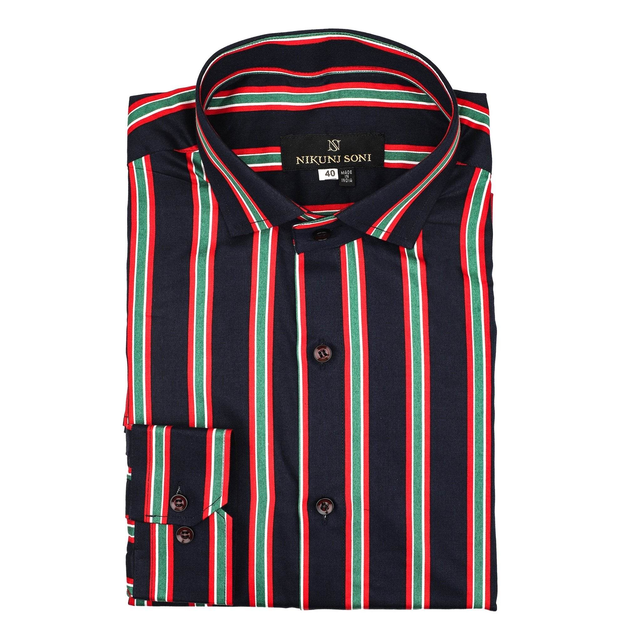 Summery Striped Cotton Shirt - styleflea