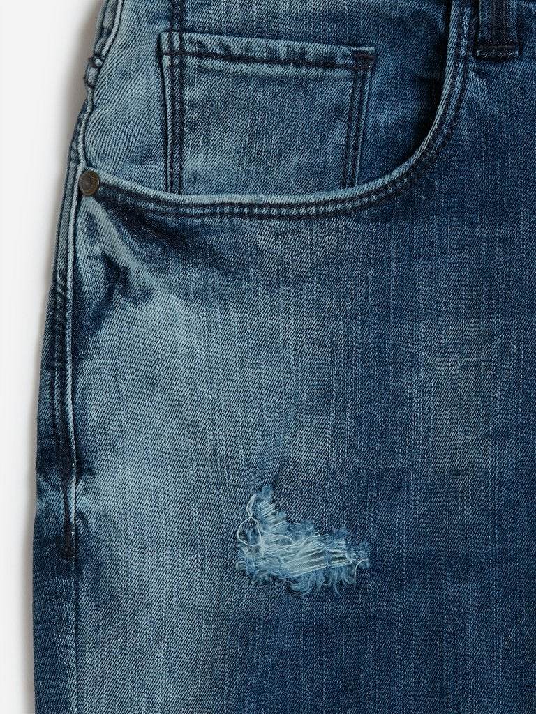 Urban Edge Denim Shorts - styleflea