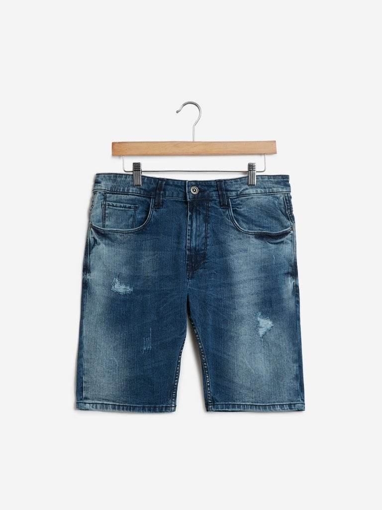 Urban Edge Denim Shorts - styleflea