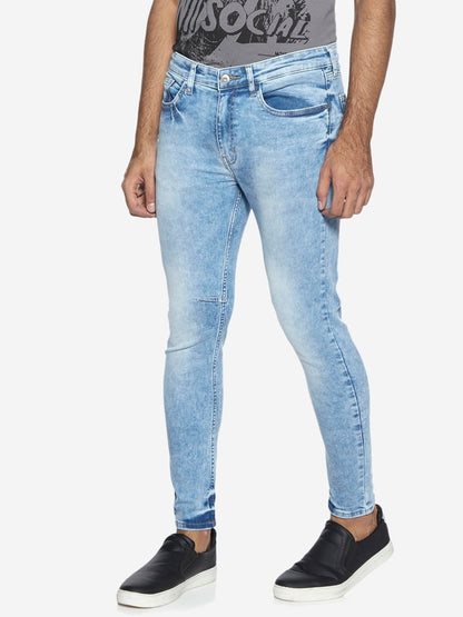 Nuo Flex Light Blue Carrot Fit Rodeo Jeans
