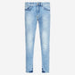 Nuo Flex Light Blue Carrot Fit Rodeo Jeans