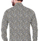 Men's Green Printed Casual Full Sleeves 100% Cotton - Styleflea