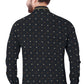Men's Blue Flower Casual Full Sleeves 100% Cotton - Styleflea