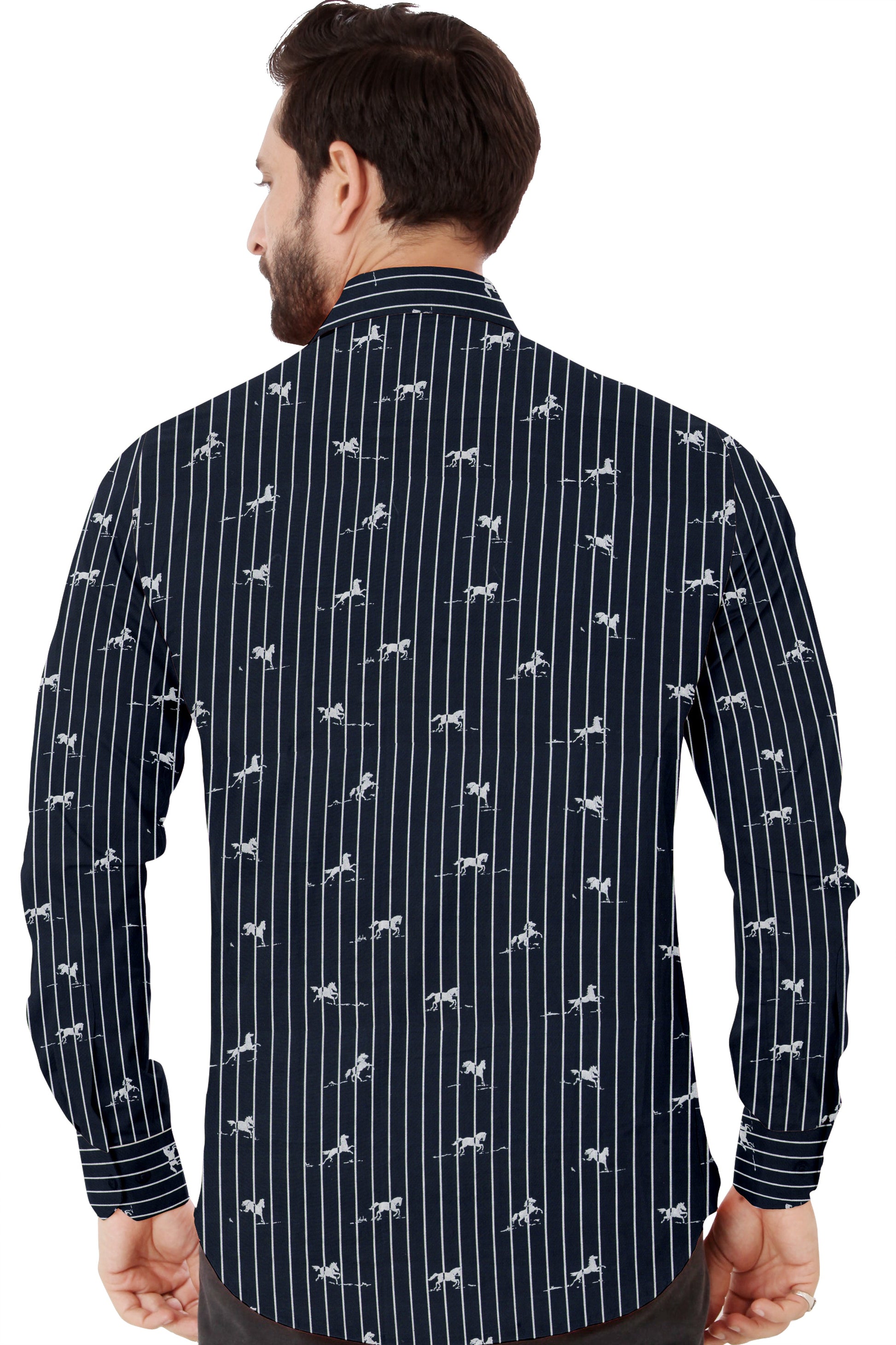 Men's Casual Shirt Full Sleeves 100% Cotton - Styleflea