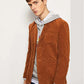 Men Single Breasted Pocket Patched Blazer