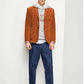 Men Single Breasted Pocket Patched Blazer