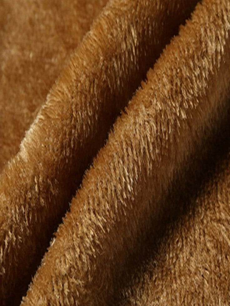 Men Velvet Lined Jacket Black - styleflea