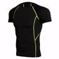 Men Workout Running Gym T-shirts High Elastic Quick Dry Running Set