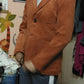 Men Single Breasted Pocket Patched Blazer